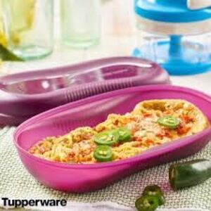 Lot Of 2 TUPPERWARE MICROWAVE BREAKFAST MAKER EGG COOKER